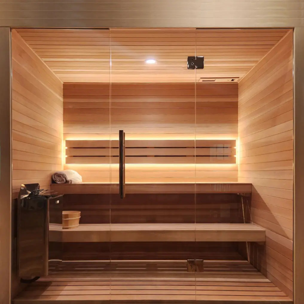 Custom Build Indoor Sauna Room - 7' x 8' x 8'