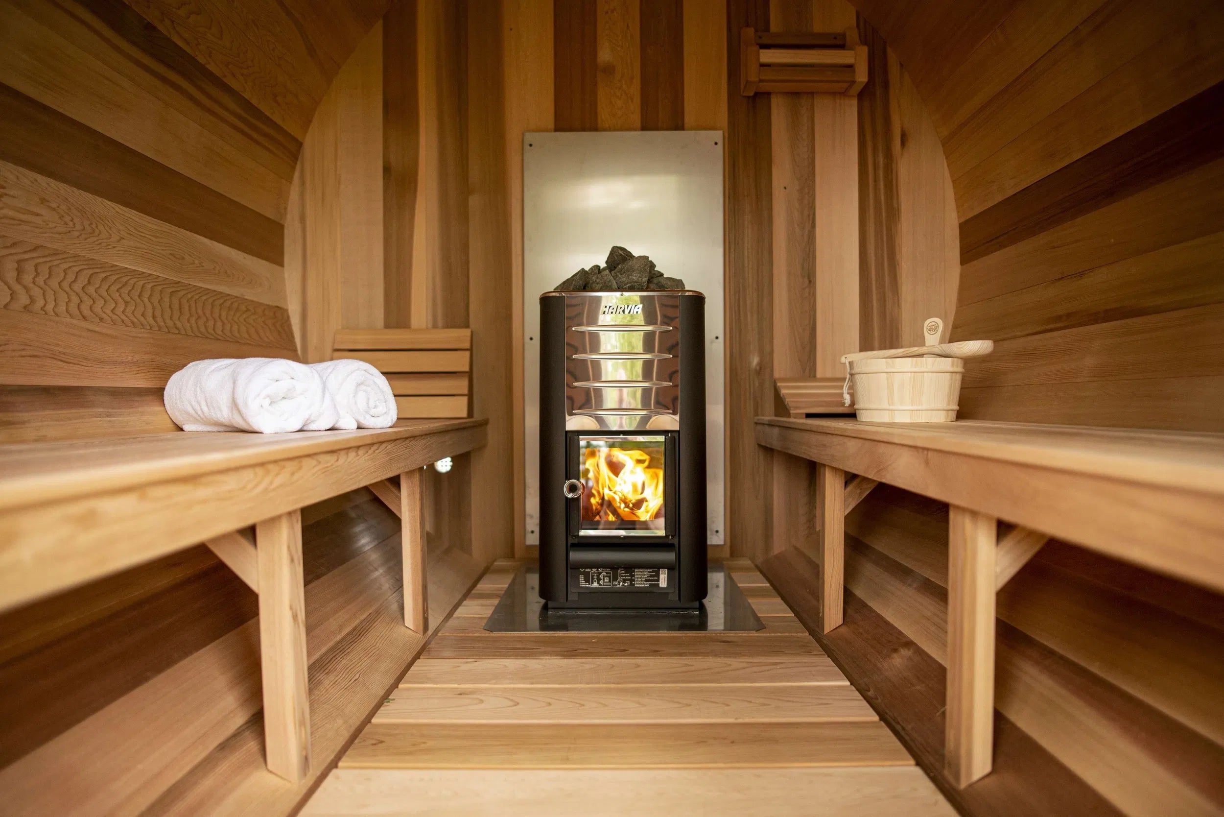 The Sundsvall — Outdoor Cedar Barrel Sauna