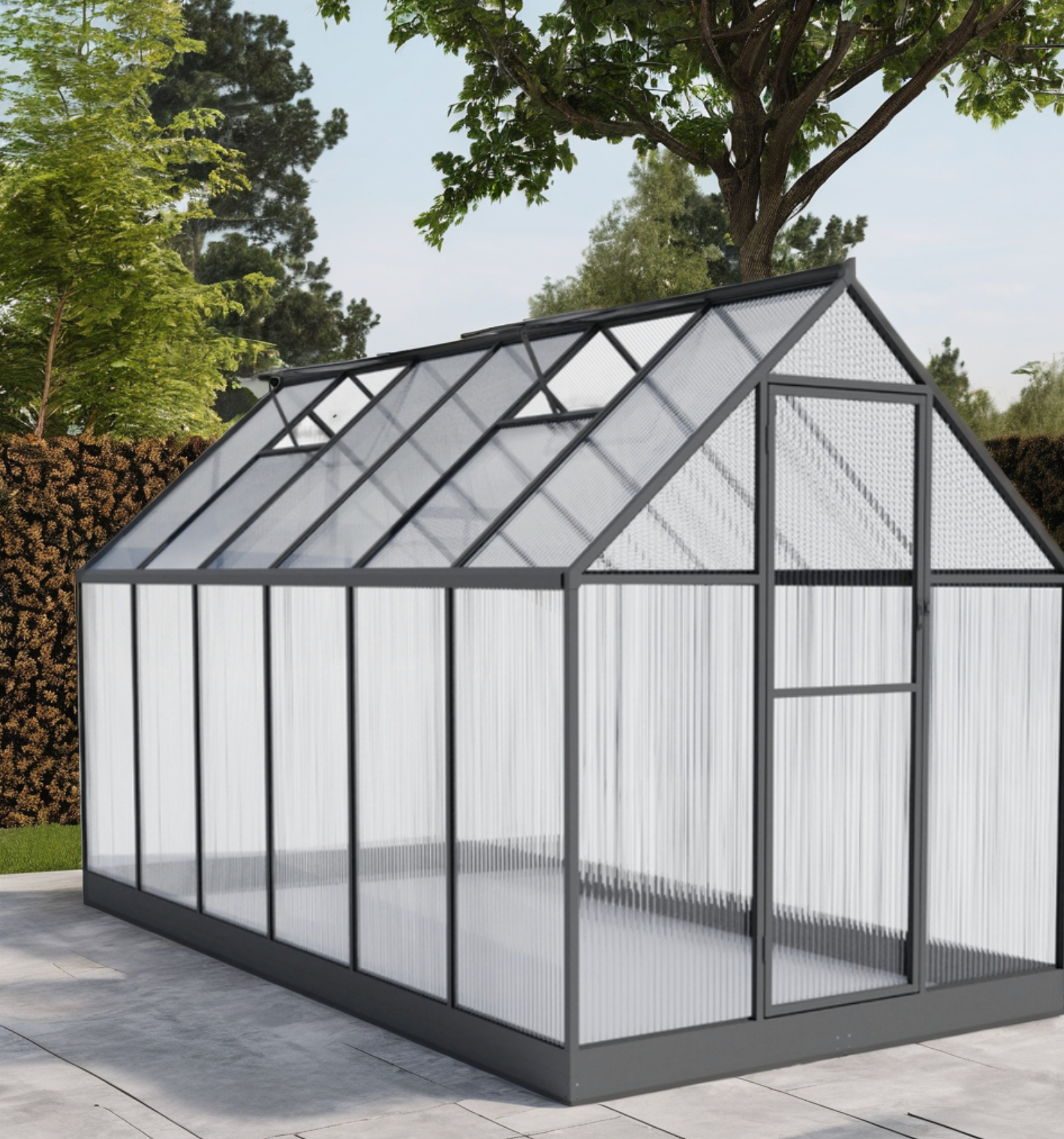 Architectural Greenhouse for Backyard Living