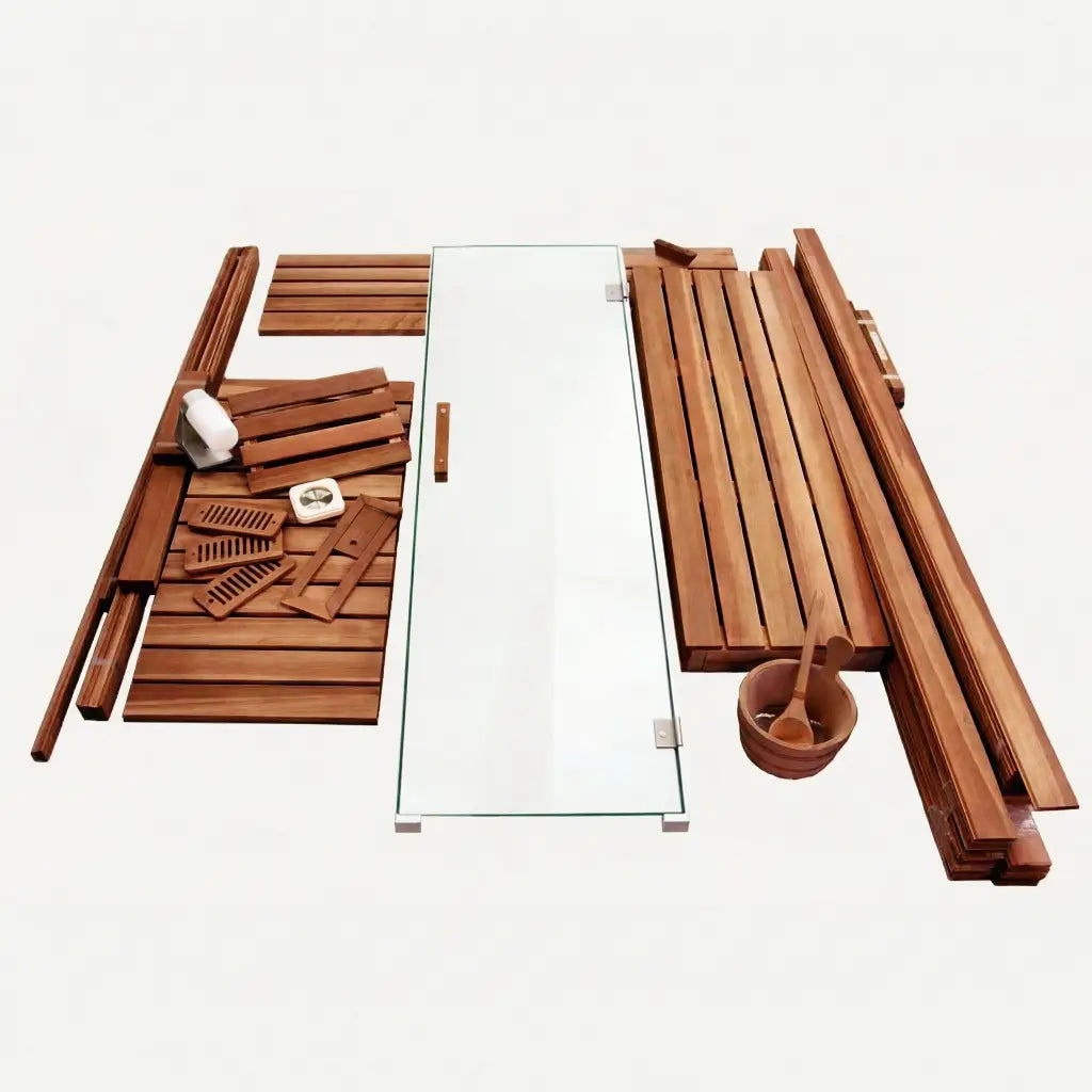 Custom Build Indoor Sauna Room - 7' x 8' x 8'