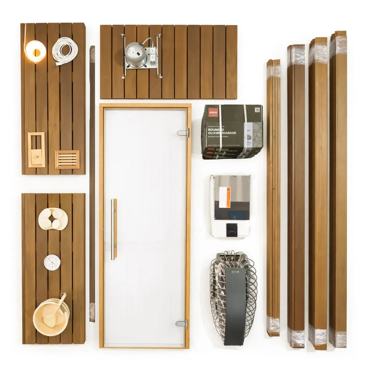 Custom Build Indoor Sauna Room - 7' x 8' x 8'