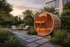 Outdoor Barrel Sauna for Backyard Wellness – 2–4 Person