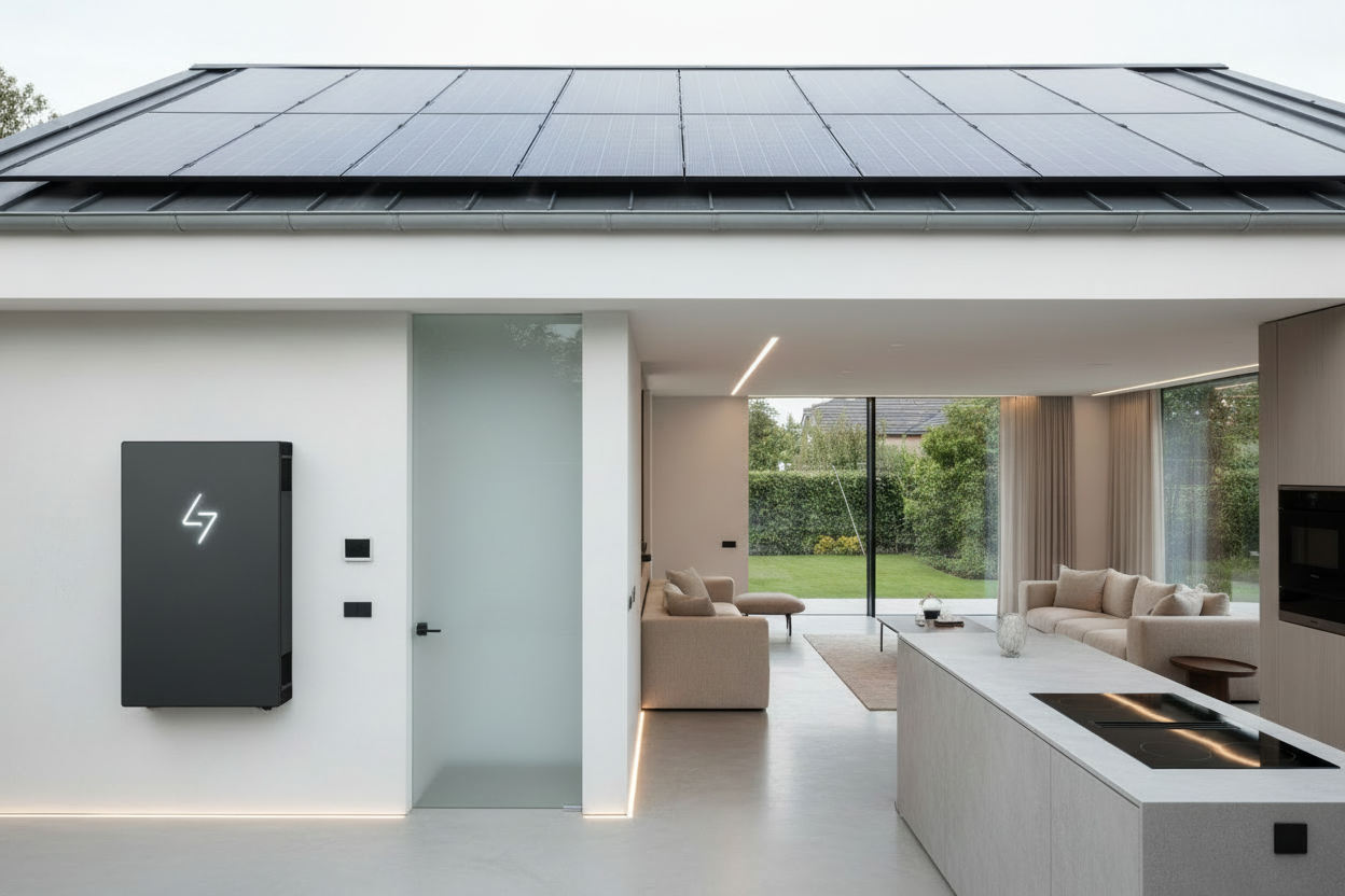 Hybrid Solar + Battery Backup System for Whole-Home Resilience